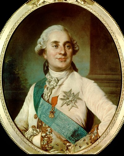 Portrait of King Louis XVI at 30 years by French School