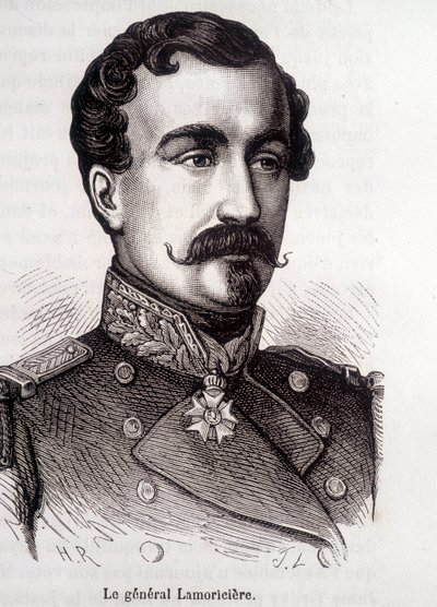 Portrait of Lamoricière, French General and Politician (1806 - 1865) by French School