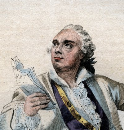Portrait of Lekain (1729-1778), French actor by French School