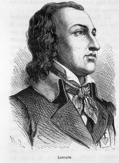 Portrait of Lescure, Vendée chief (1766 - 1793) - in L