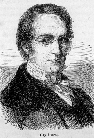Portrait of Louis-Joseph Gay-Lussac (1778-1850), French physicist and chemist, from 