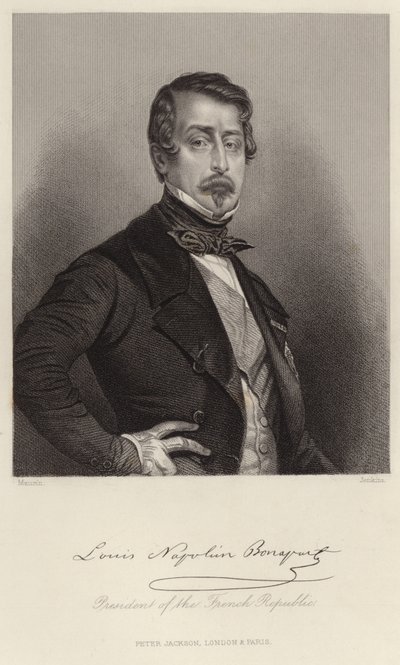 Portrait of Louis-Napoleon Bonaparte by French School
