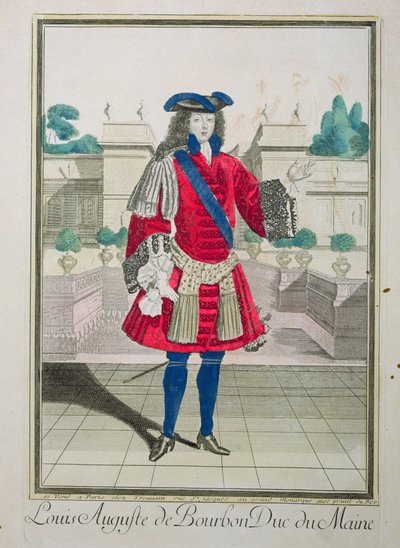 Portrait of Louis Auguste de Bourbon, Duke of Maine by French School
