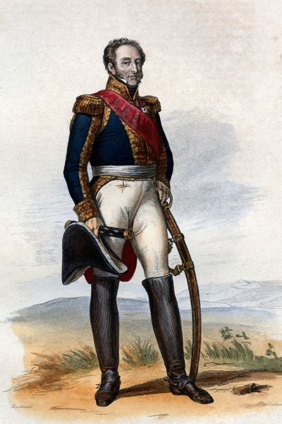 Portrait of Louis Gabriel Suchet, 1st Duc dAlbufera and Marshal of France by French School