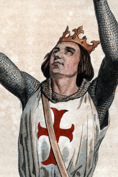 Portrait of Louis IX of France (1214-1270), King of France by French School