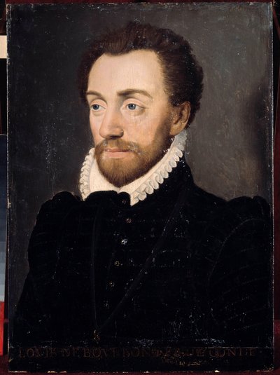 Portrait of Louis I of Bourbon, First Prince of Conde (1530-1569) in 1561 by French School