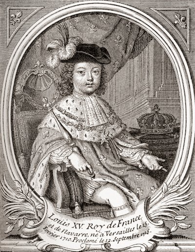 Portrait of Louis XV as a Child by French School