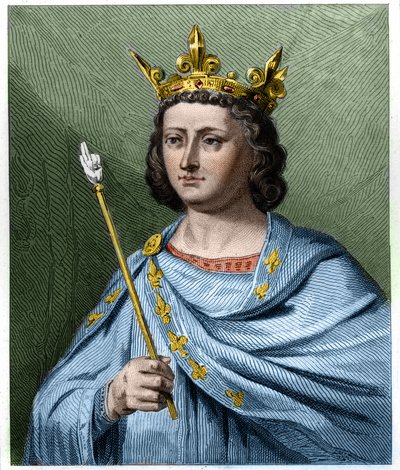 Portrait of Louis X le Hutin (1289 - 1316), King of France - in 
