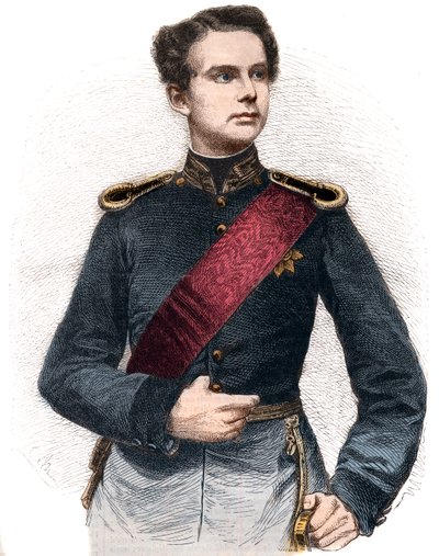 Portrait of Ludwig II of Bavaria (1845-1886), King of Bavaria by French School