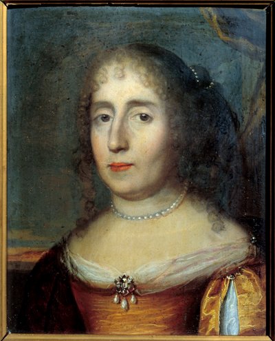 Portrait of Madame de Scudery by French School
