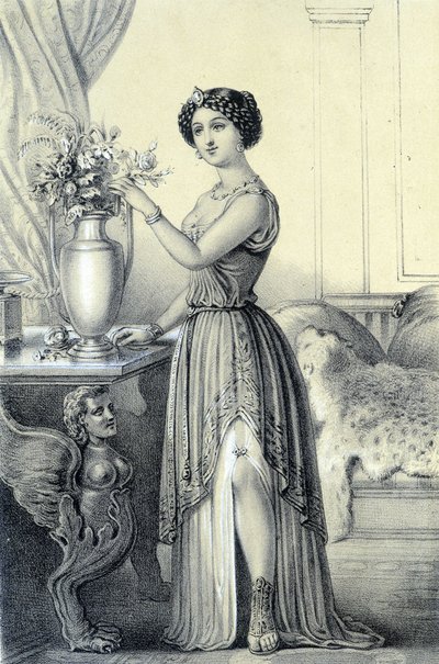 Portrait of Mademoiselle de Fontenay or Teresa Cabarrus, known as Madame Tallien - in 