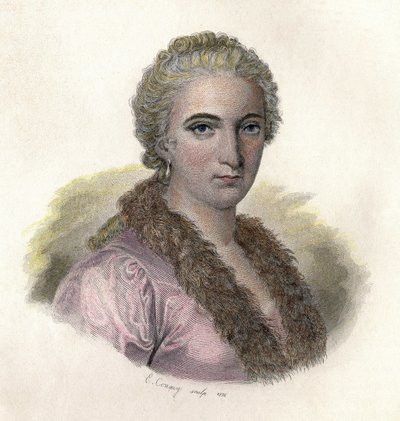 Portrait of Maria Gaetena Agnesi by French School