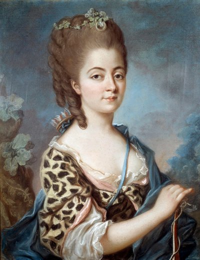 Portrait of Marie Aurora of Saxony by French School