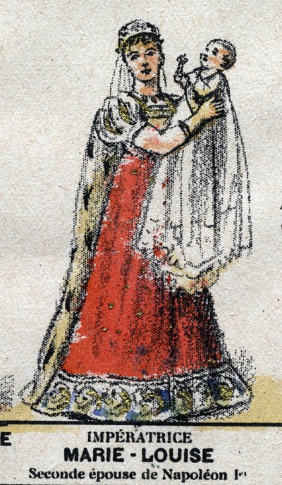 Portrait of Marie Louise of Austria with Her Son Napoleon II by French School