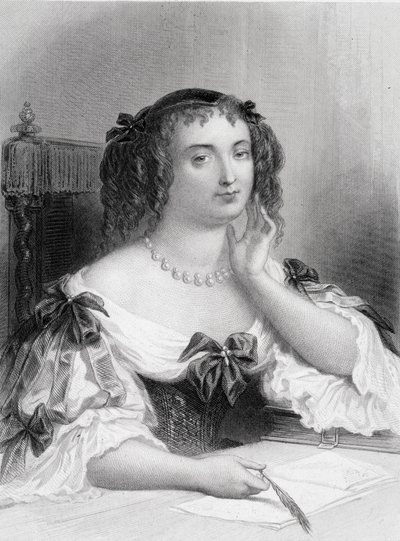 Portrait of Marie de Rabutin-Chantal, Marquise of Sevigne Known as Madame de Sevigne (1626-1696) by French School