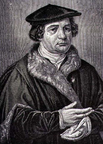 Portrait of Martin Luther, German Religious Reformer by French School