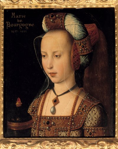 Portrait of Mary of Burgundy, Duchess and Countess of Burgundy by French School