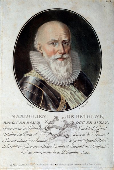 Portrait of Maximilian de Bethune, Duke of Sully (1560-1641) by French School
