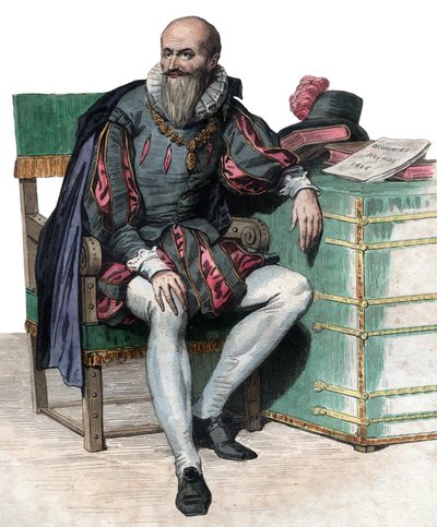 Portrait of Maximilien de Bethune, Duke of Sully (1559-1641), French soldier and minister by French School