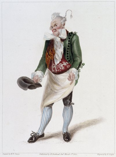 Portrait of Monsieur Gattie in the Ballet of the Assumed Peasant by French School