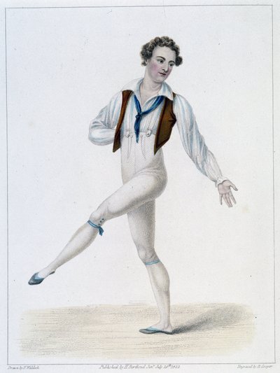 Portrait of Monsieur Le Blond in the Ballet of the Assumed Peasant by French School