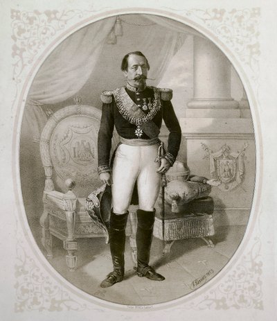 Portrait of Napoleon III (1808 - 1873) by French School