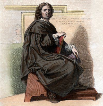 Portrait of Nicolas Poussin by French School