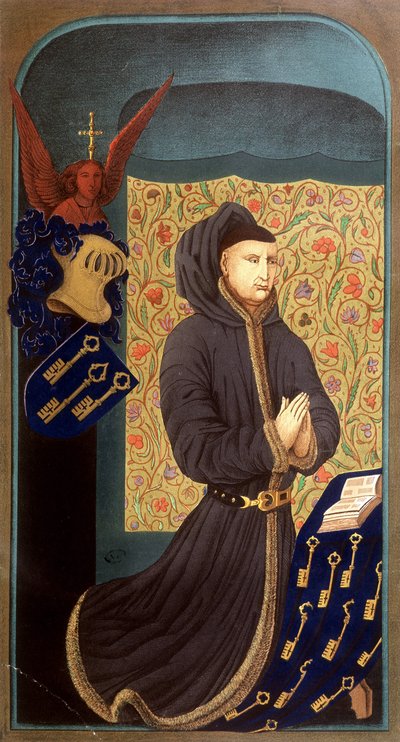 Portrait of Nicolas Rolin, chancellor of Burgundy under Philippe Le Bon and founder of the hospital of Beaune by French School
