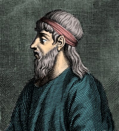 Portrait of Parmenides of Elea by French School