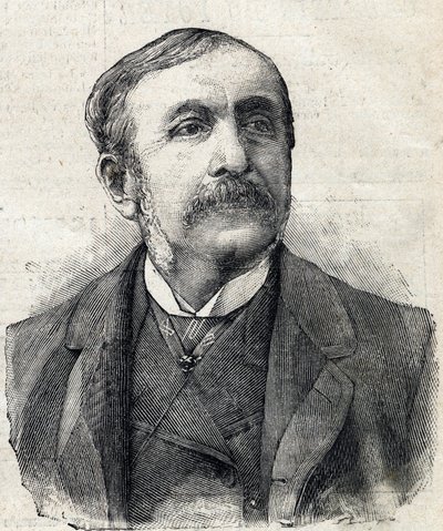Portrait of Paul, Count of Remusat (1831-1897), French journalist and writer by French School
