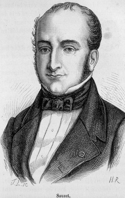 Portrait of Paul Jean Pierre Sauzet (1809-1876) by French School