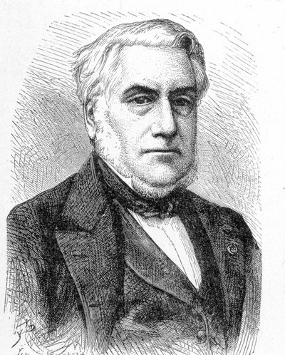 Portrait of Paulin Talabot (1799 - 1878) - in Album of Science; Illustrious Scholars; Great Discoveries 1896 by French School
