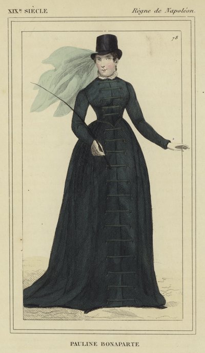 Portrait of Pauline Bonaparte by French School