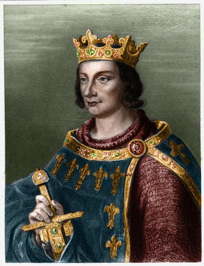 Portrait of Philip III of France, called Philippe le Hardi (1245-1285) (dynasty of the Capetians).- in 