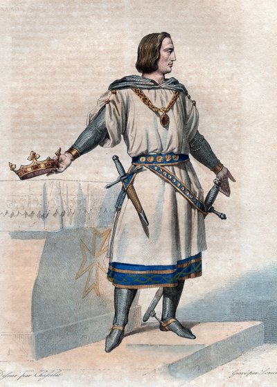 Portrait of Philip II Augustus, King of France by French School