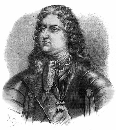 Portrait of Philip II Duke of Orleans (1674-1723), known as the Regent. Engraving in 