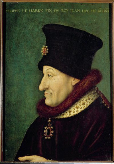 Portrait of Philip II the Bold, Duke of Burgundy by French School