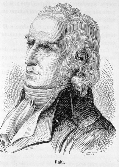 Portrait of Philippe Jacques Ruhl (1737-1795), French politician - in L
