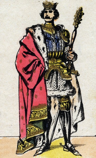 Portrait of Philippe VI of Valois (1294 - 1350), King of France. by French School