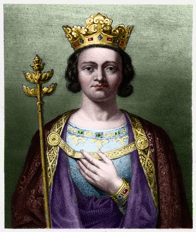 Portrait of Philippe V the Long (1294 - 1322), King of France by French School