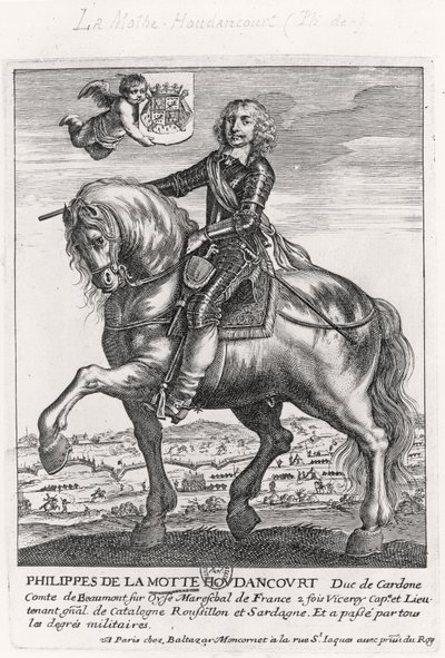 Portrait of Philippe de La Mothe Houdancourt by French School