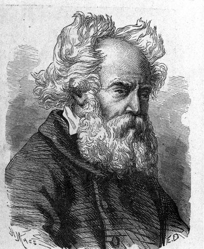 Portrait of Pierre-Louis-Frederic Sauvage (1785-1857), French inventor of helice - in Album of Science; illustrious scientists; Great discoveries 1896 by French School