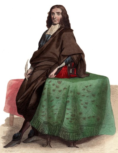 Portrait of Pierre Bayle, French philosopher and writer by French School