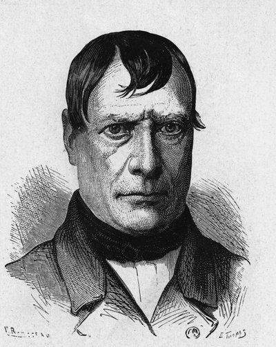 Portrait of Pierre Flourens - in “Album de la Science; illustrious scientists; Grandes discoveries” 1896 by French School