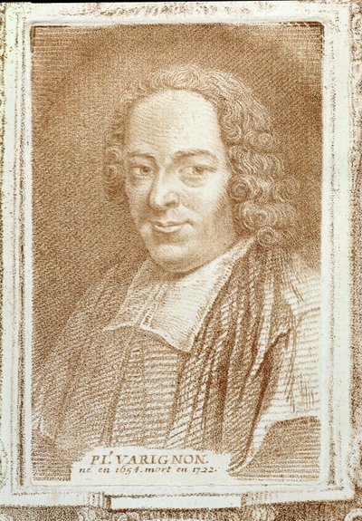 Portrait of Pierre L. Varignon from Histoire des Mathematiciens by Alexandre Saverien by French School