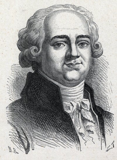 Portrait of Pierre Louis Manuel, French politician, deputy of the Seine at the National Convention - Engraving from 1889 by French School