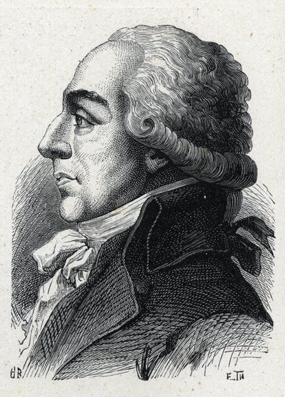 Portrait of Pierre Louis Roederer, French lawyer and politician. Engraving from 1889. Private collection by French School