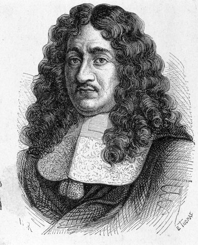 Portrait of Pierre Paul de Riquet (1604 - 1680), French engineer who built the canal du midi - in Album of Science; illustrious scientists; Great discoveries 1896 by French School
