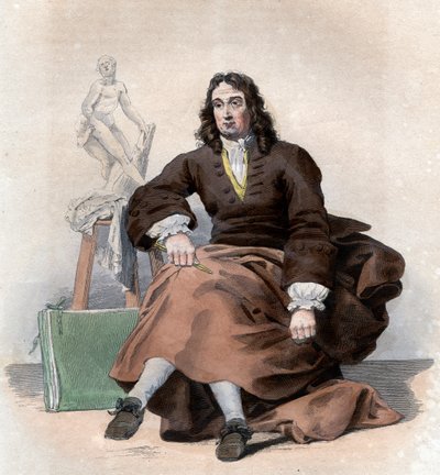 Portrait of Pierre Puget by French School
