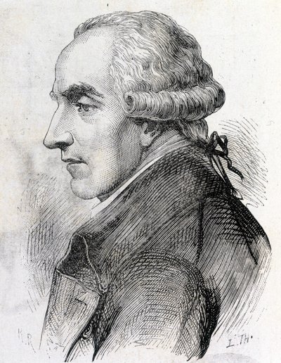 Portrait of Pierre Simon de Laplace (1747 - 1827), French astronomer, mathematician and physicist - in 